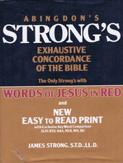 Abingdon's Strong's Exhaustive Concordance of the Bible used book depot