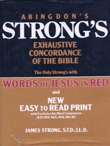 Abingdon's Strong's Exhaustive Concordance of the Bible used book depot