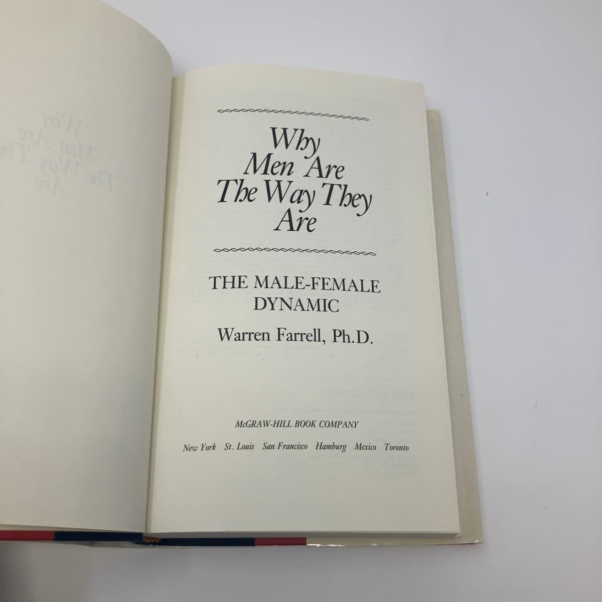 Why Men Are the Way They Are: The Male-Female Dynamic used book depot