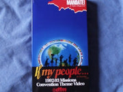 If My People A Concert of Prayer 1992-93 Missions Convention Theme Video used book depot