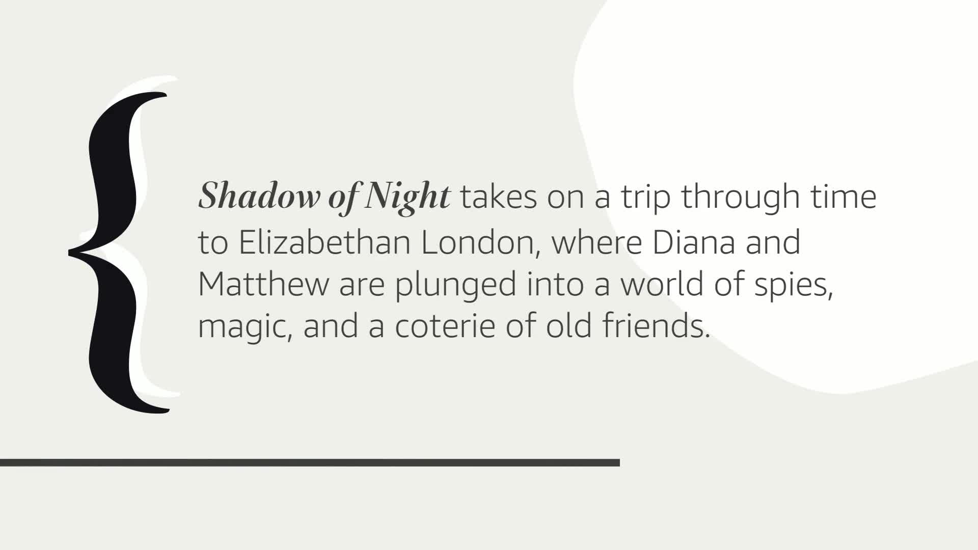 Shadow of Night: A Novel (All Souls Series) used book depot