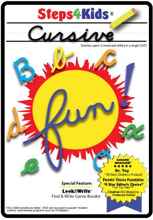Steps4kids to Write Cursive [DVD] used book depot