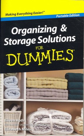 Organizing and Storage Solutions For Dummies used book depot