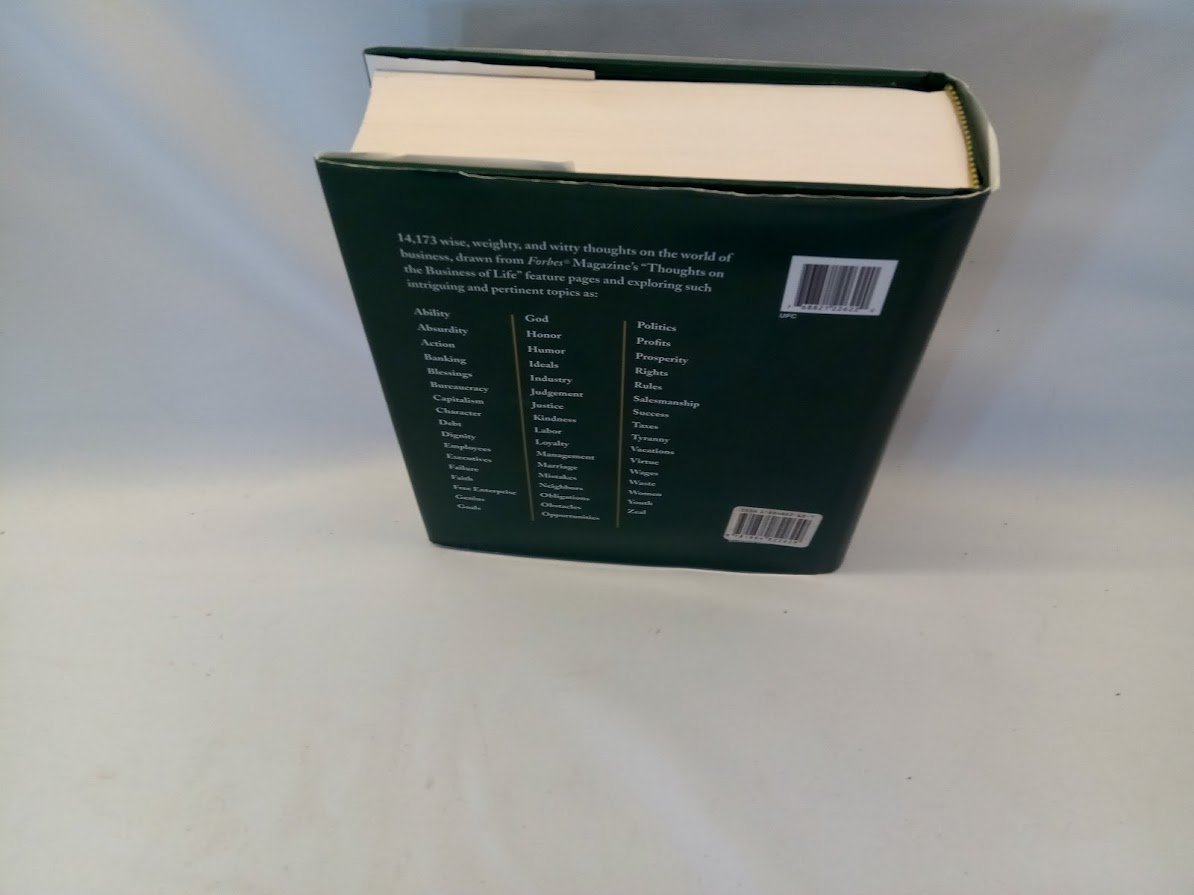 The Forbes Book of Business Quotations : 14,173 Thoughts on the Business of Life used book depot