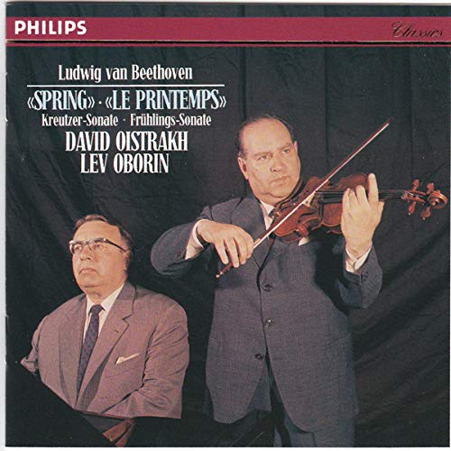 Beethoven: Spring & Kreutzer Violin Sonatas Nos. 5 & 9, Opp. 24,47 used book depot