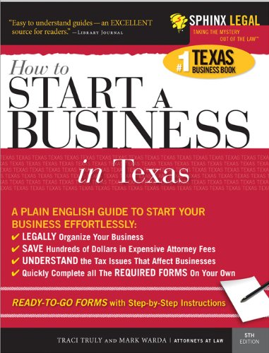 Start a Business in Texas (Legal Survival Guides) used book depot