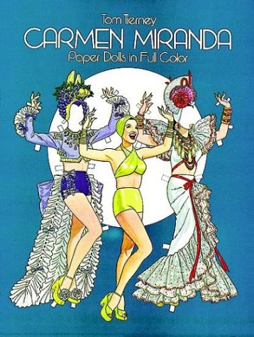 Carmen Miranda Paper Dolls used book depot