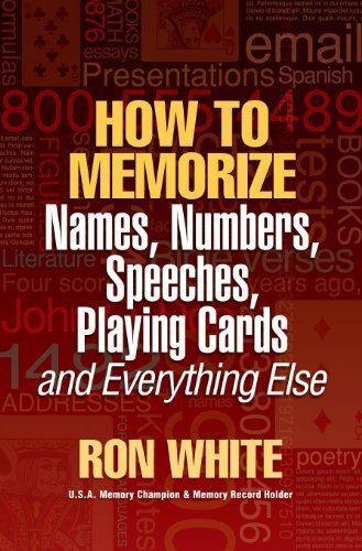 How To Memorize Names, Numbers, Speeches, Playing Cards and Everything Else Ron White