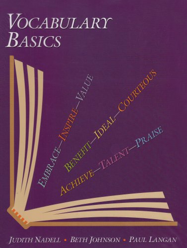 Vocabulary Basics [Paperback] Judith Nadell; Beth Johnson and Paul Langan