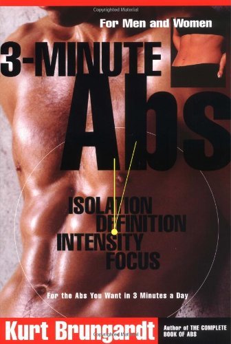 By Kurt Brungardt - 3-Minute Abs: Achieving the Look You've Always Wanted in Only 3 M (1998-04-08) [Paperback] used book depot