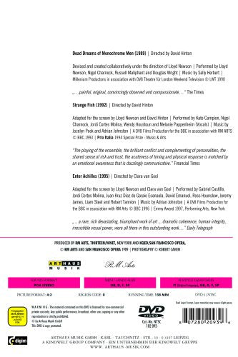DV8 Physical Theater: Dead Dreams of Monochrome Men / Enter Achilles and Strange Fish used book depot