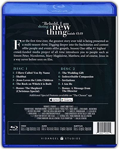 The Chosen: Season One - Blu-Ray used book depot