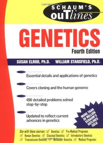 Schaums Outline of Genetics Elrod,Susan