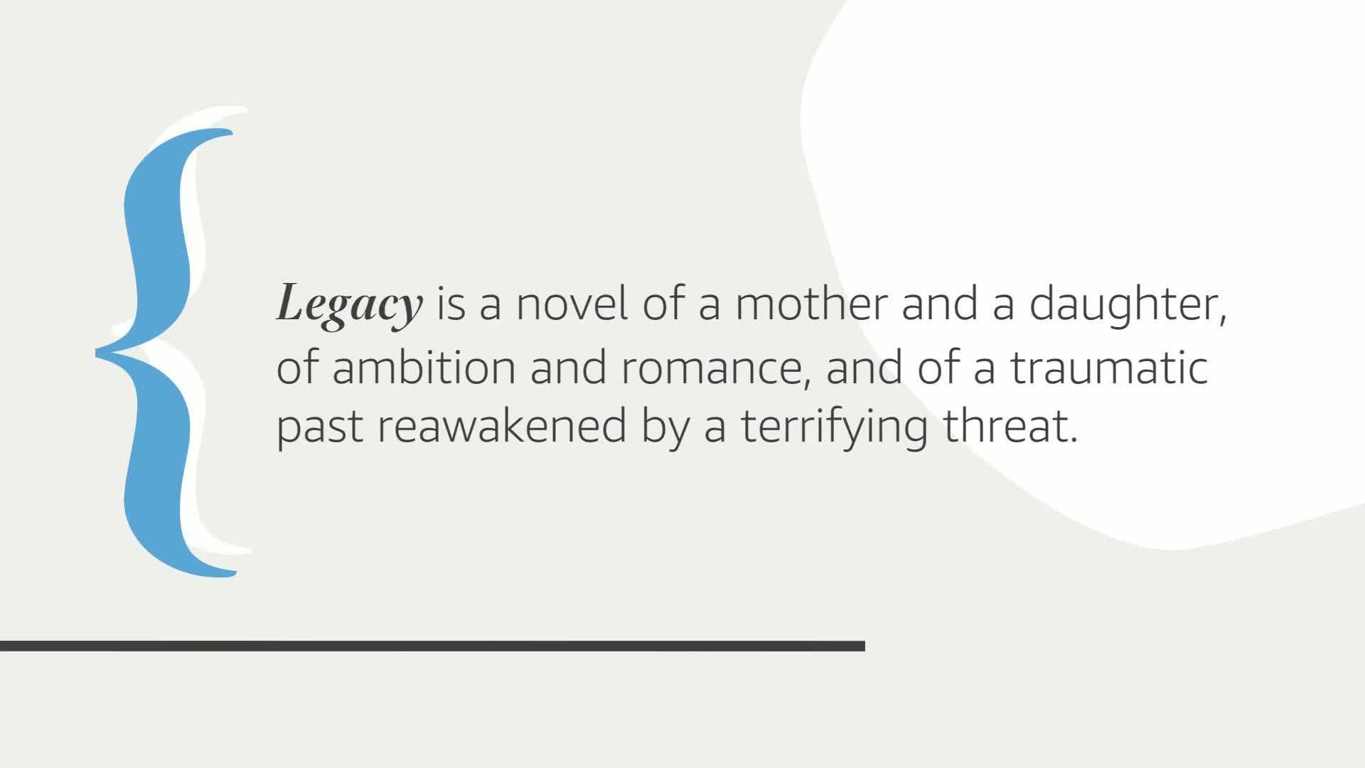 Legacy: A Novel used book depot