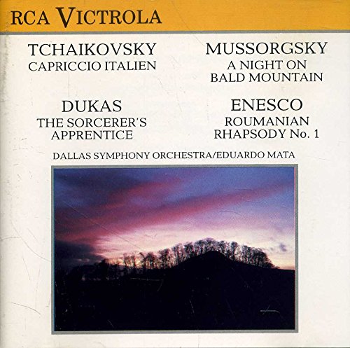 Tchaikovsky: Capriccio Italien; Mussorgsky: Night on Bald Mountain; Dukas: The Sorcerer's Apprentice; Enesco: Roumanian Rhapsody No. 1 used book depot