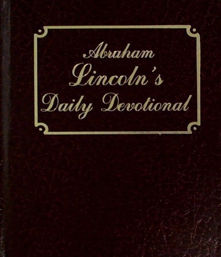 Abraham Lincoln's Daily Devotional used book depot