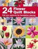 24 Flower Quilt Blocks Linda Causee