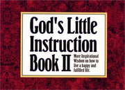 God's Little Instruction Book II: More Inspirational Wisdom on How to Live a Happy and Fulfilled Life used book depot