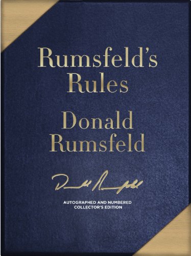 Rumsfeld's Rules: Leadership Lessons in Business, Politics, War, and Life used book depot