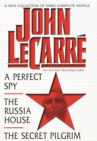 John LeCarre A New Collection of Three Complete Novels A Perfect Spy The Russia House and the Secret Pilgrim used book depot