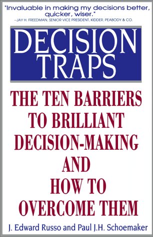Decision Traps: The Ten Barriers to Decision-Making and How to Overcome Them used book depot