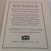 Rockdale: The growth of an American village in the early industrial revolution