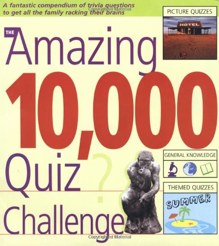 The Amazing 10,000 Quiz Challenge used book depot