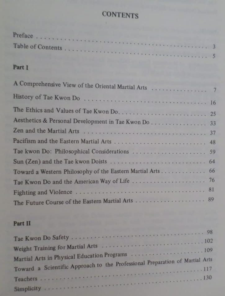 Background Readings in Tae Kwon Do & Martial Arts used book depot
