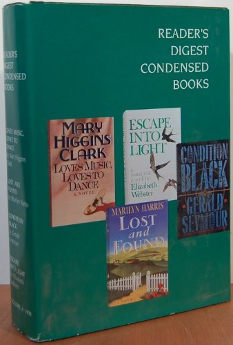 Reader's Digest Condensed Books, Vol. 6: Loves Music / Loves to Dance / Lost and Found / Condition Black / Escape into the Light used book depot