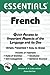 French Essentials Essentials Study Guides English and French Edition Ellis, Miriam