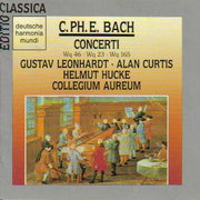 C.P.E. Bach: Concerti Wq 46, 23 & 165 used book depot