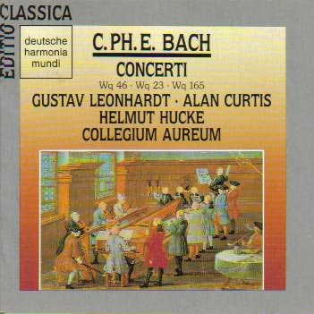 C.P.E. Bach: Concerti Wq 46, 23 & 165 used book depot