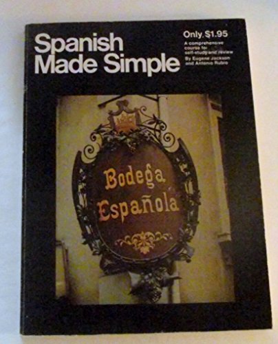 Spanish Made Simple Edition Jackson, Eugene