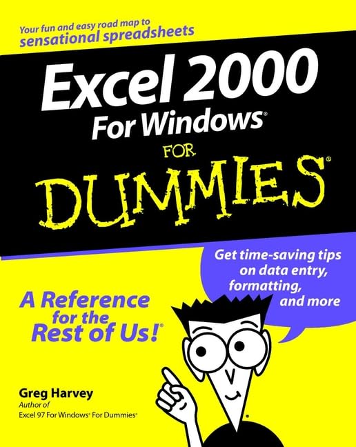 Excel 2000 For Windows For Dummies used book depot