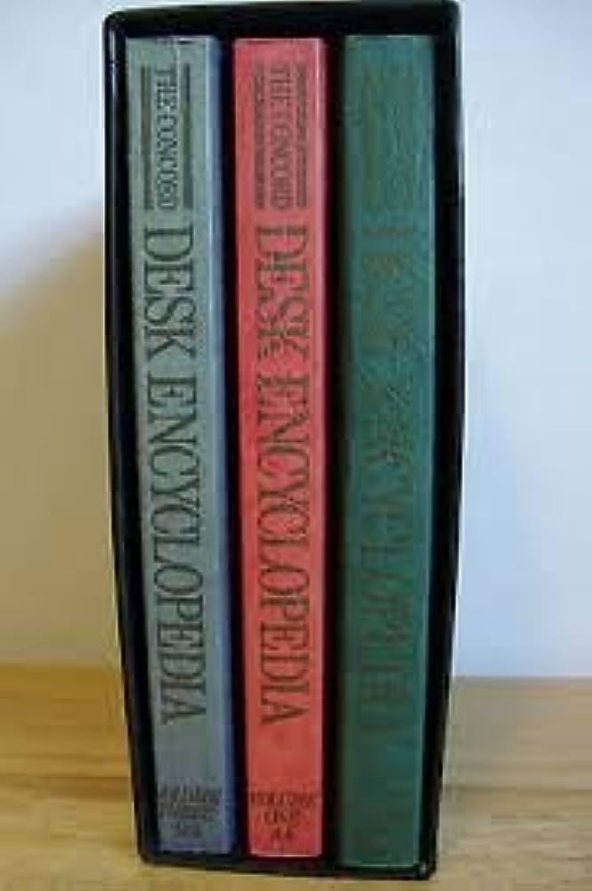 The Concord Desk Encyclopedia: Presented By TIME; Three Volumes