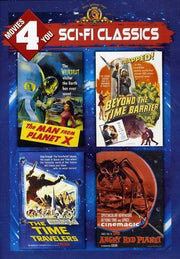 Movies 4 You - Sci Fi Classics (The Man from Planet X / Beyond the Time Barrier / The Time Travelers / The Angry Red Planet) used book depot