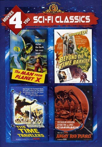 Movies 4 You - Sci Fi Classics (The Man from Planet X / Beyond the Time Barrier / The Time Travelers / The Angry Red Planet) used book depot