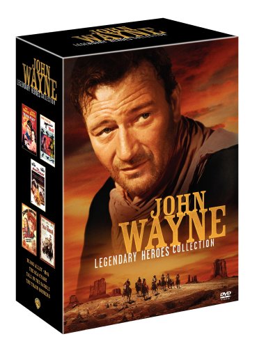 John Wayne Legendary Heroes Collection (Blood Alley / McQ / The Sea Chase / Tall in the Saddle / The Train Robbers) used book depot