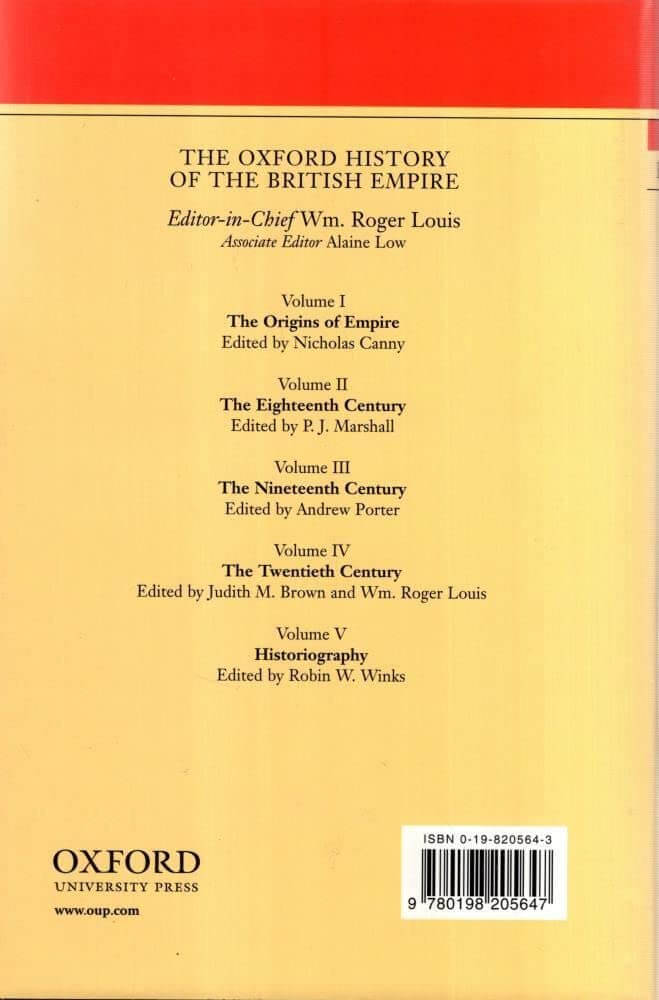 The Oxford History of the British Empire: Volume IV: The Twentieth Century used book depot