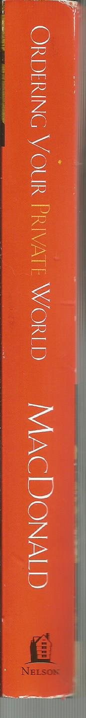 Ordering Your Private World - Man in the Mirror Edition - includes Study Guide used book depot