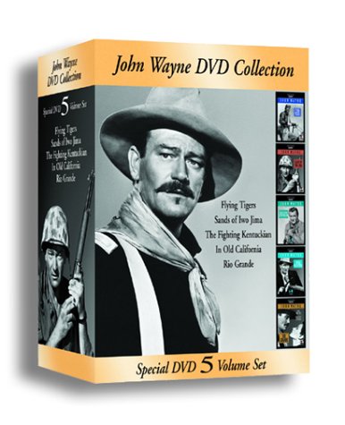 John Wayne DVD Collection (Flying Tigers/Sands of Iwo Jima/The Fighting Kentuckian/In Old California/Rio Grande)