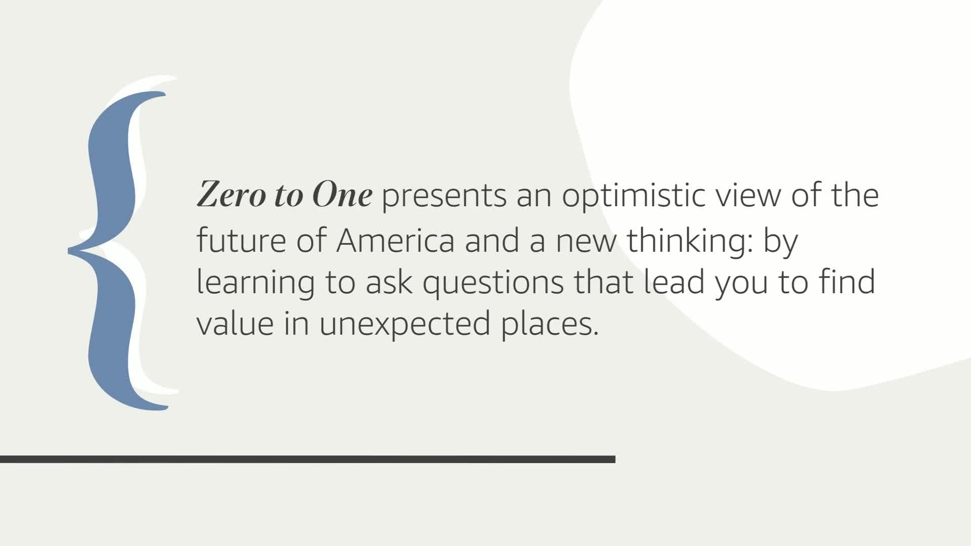 Zero to One: Notes on Startups, or How to Build the Future used book depot