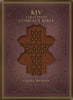 KJV Large Print Compact Bible, Brown Celtic Cross LeatherTouch Holman Bible Publishers