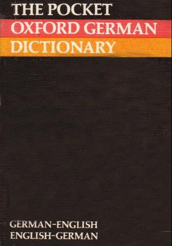 The Pocket Oxford German Dictionary used book depot
