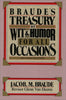 Braudes Treasury of Wit and Humor for All Occasions Braude, Jacob M and Van Ekeren, Glenn