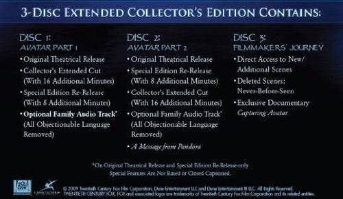 Avatar (Extended Collector's Edition) used book depot