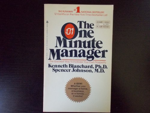 The One Minute Manager Blanchard, Kenneth and Johnson, Spencer