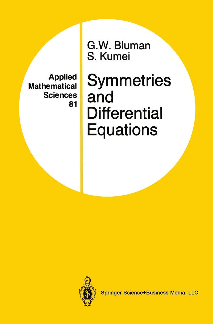 Symmetries and Differential Equations (Applied Mathematical Sciences, 81) used book depot