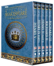 BBC Shakespeare Histories DVD Giftbox (Henry IV Parts 1 and 2, Henry V, Richard II and Richard III) used book depot