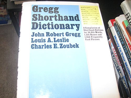 Gregg Shorthand Dictionary Gregg, John Robert